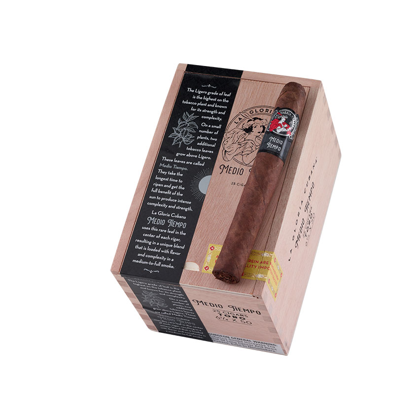 La Gloria Cubana Medio Tiempo Toro 6"1/8 * 50