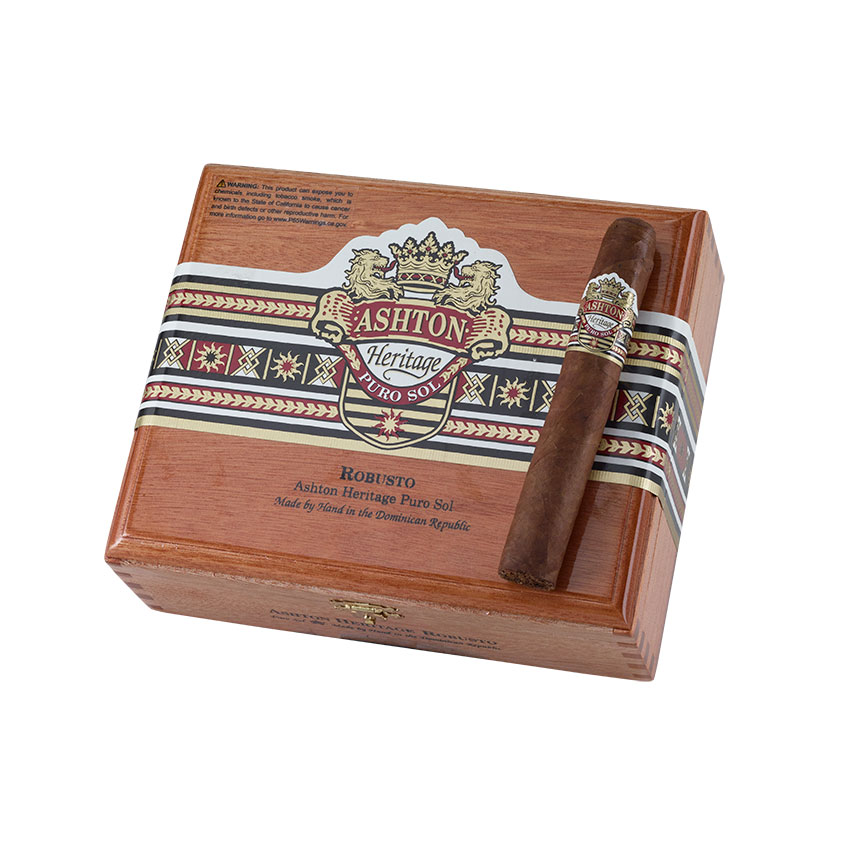 Ashton Heritage Puro Sol Robusto 5"1/2 * 50