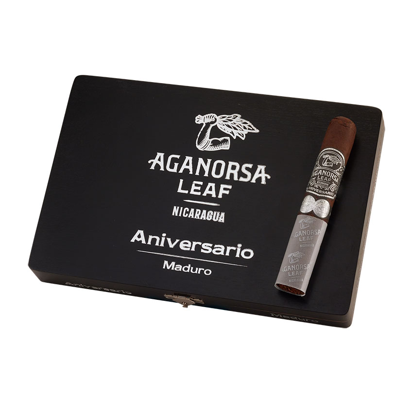 Aganorsa Leaf Aniversario Maduro Gran Robusto 5" * 54