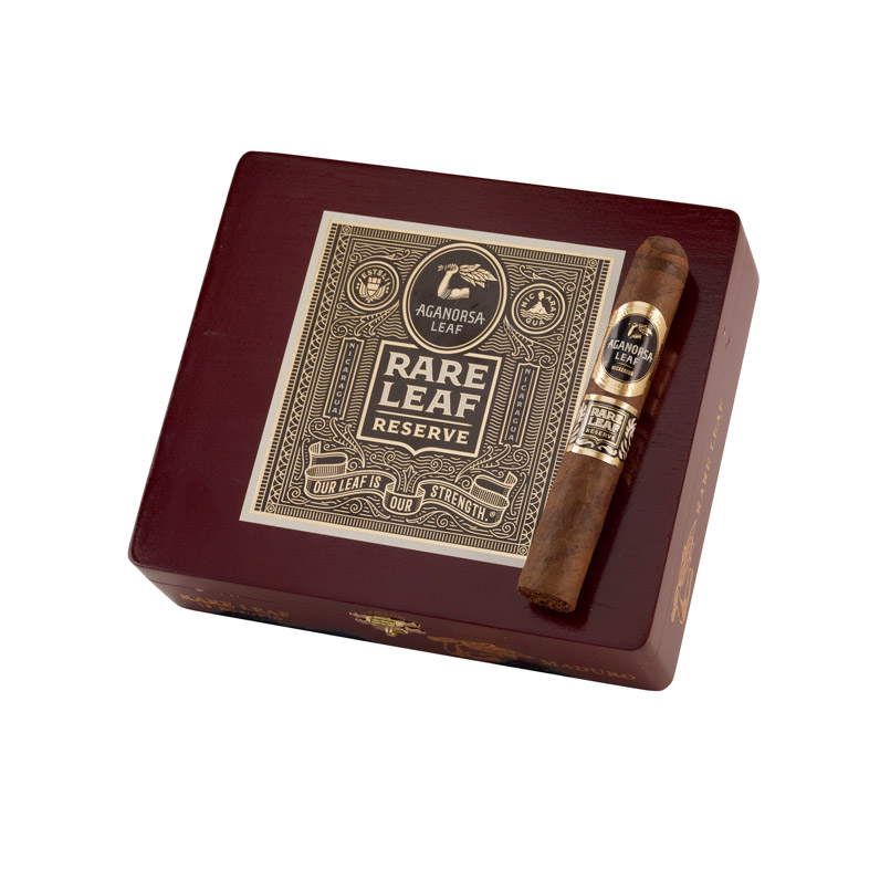 Aganorsa Leaf Rare Leaf Reserve Maduro Robusto 5"1/4 * 52