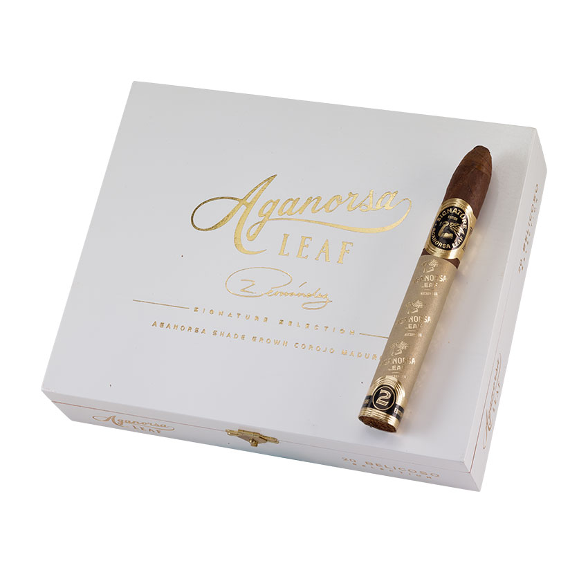 Aganorsa Leaf Signature Selection Maduro Belicoso 6"1/4 * 52