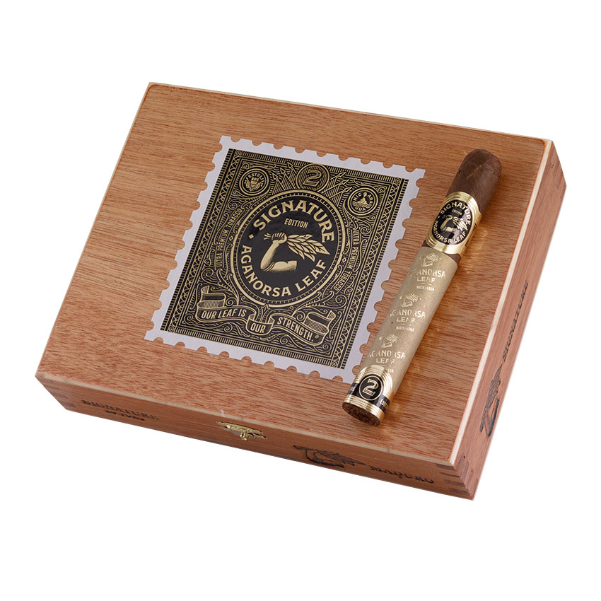 Aganorsa Leaf Signature Selection Maduro Toro 6" * 52