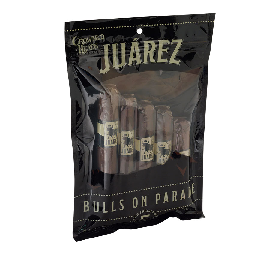 Crowned Heads Juarez Bulls on Parade Fresh Pack 5-Cigar Sampler