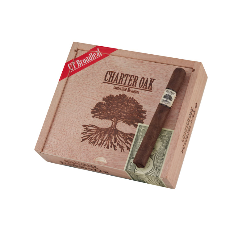 Foundation Charter Oak Maduro Rothschild 4"1/4 * 50