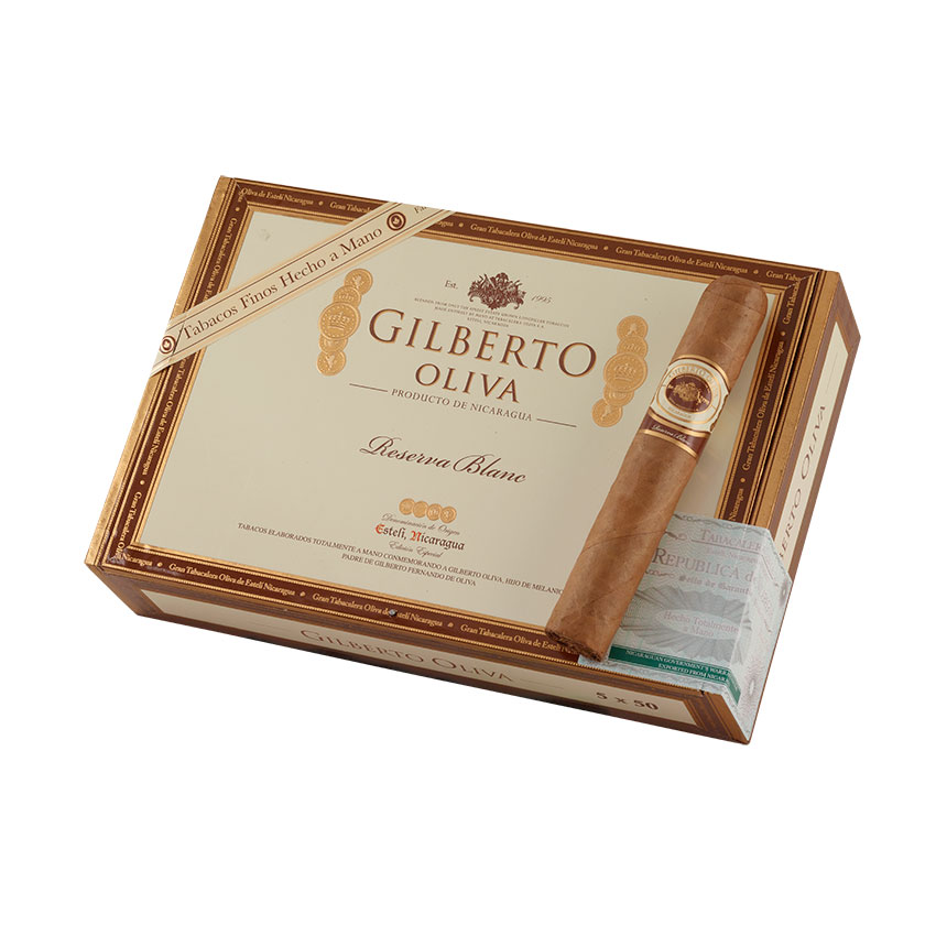 Gilberto Oliva Reserva Blanc Robusto 5" * 50