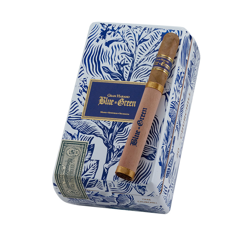 Gran Habano Blue in Green Churchill 7" * 48