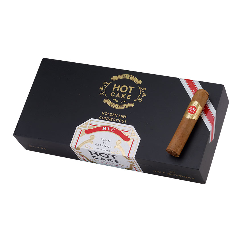 HVC Hot Cake Golden Line Connecticut Half Corona 3"1/2 * 44