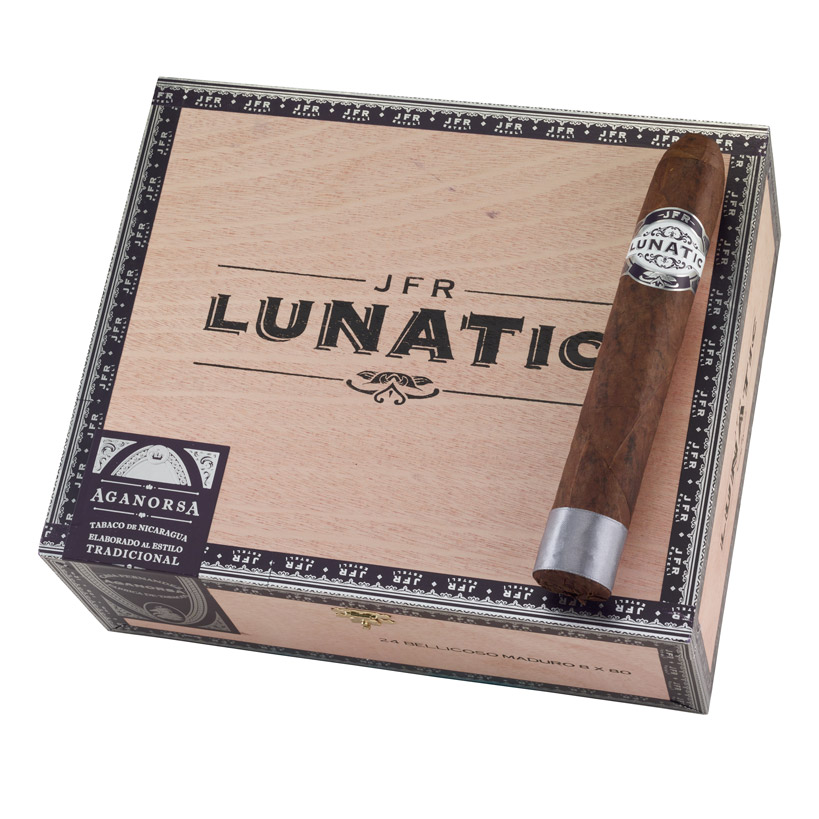 JFR Lunatic Maduro Belicoso 8" * 80