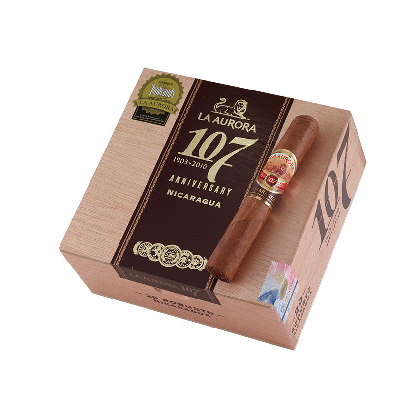 La Aurora 107 Nicaragua Robusto 5" * 50