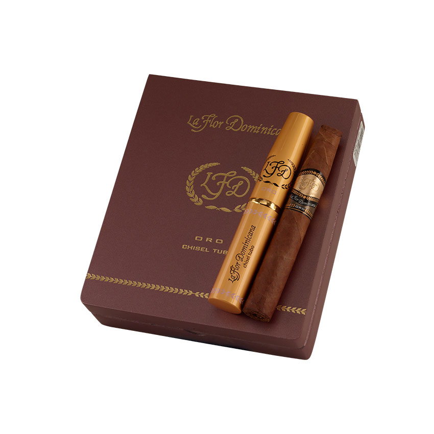 La Flor Dominicana Oro Chisel Tubo 6" * 54