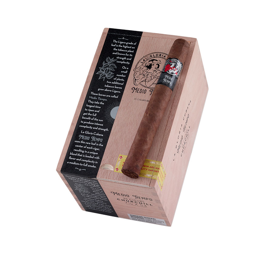 La Gloria Cubana Medio Tiempo Churchill 7"1/4 * 54