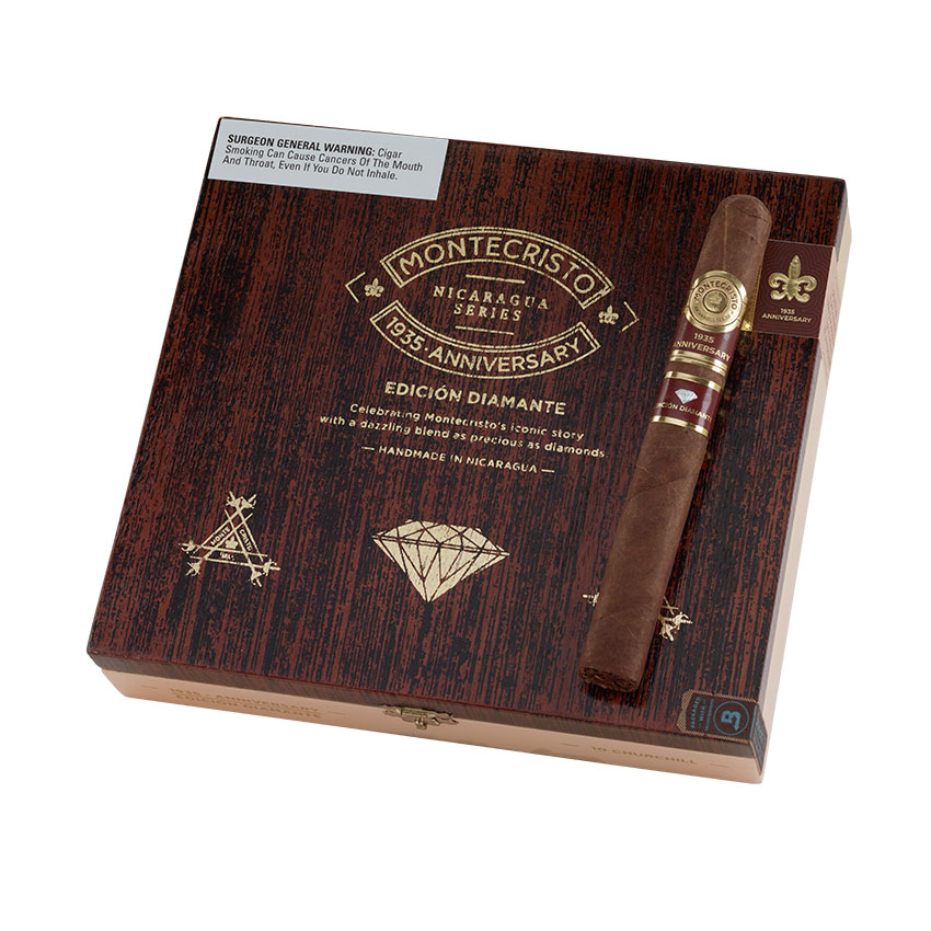 Montecristo 1935 Anniversary Edicion Diamante Churchill 7" * 54