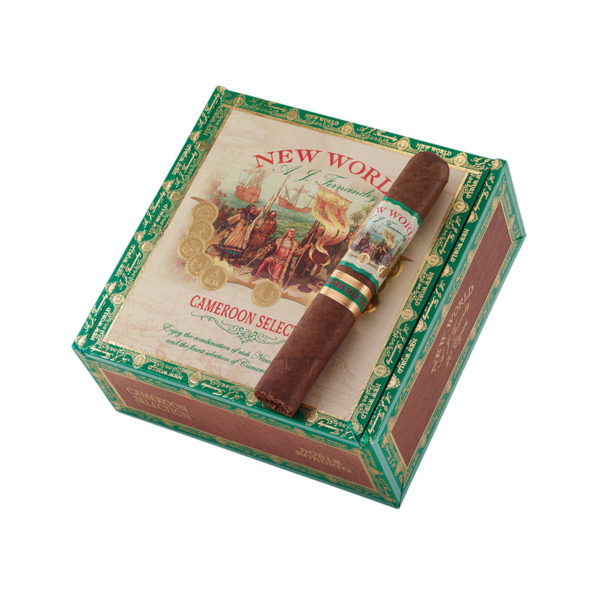 New World Cameroon Double Robusto 5"1/2 * 54