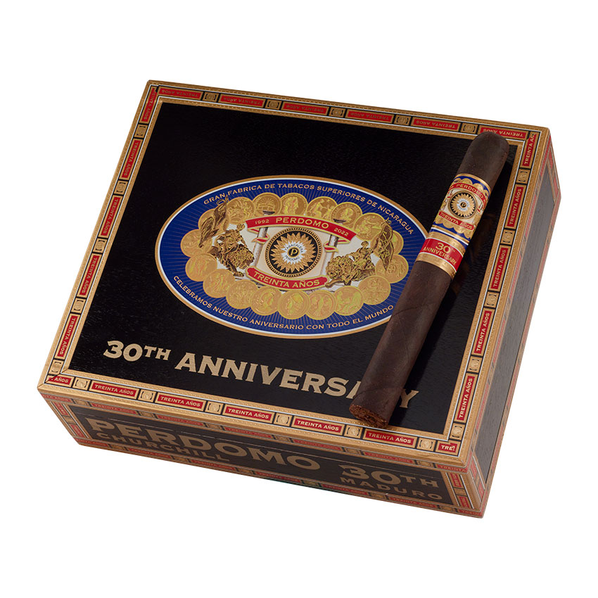 Perdomo 30th Anniversary Maduro Churchill 7" * 54