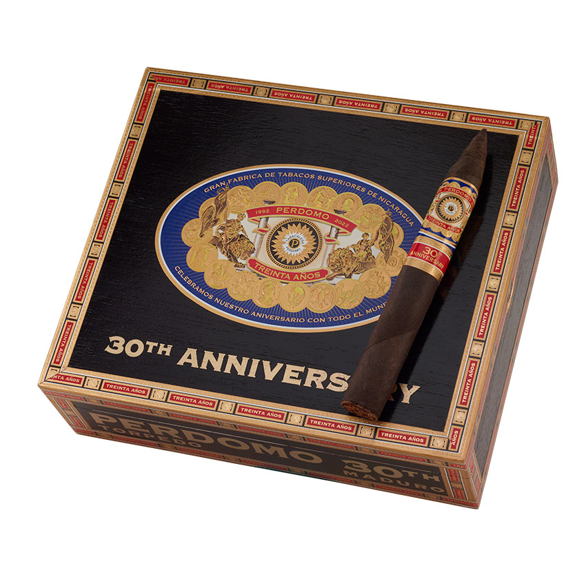 Perdomo 30th Anniversary Maduro Torpedo 7" * 54