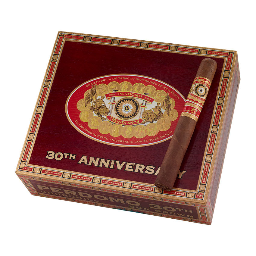 Perdomo 30th Anniversary Sun Grown Churchill 7" * 54