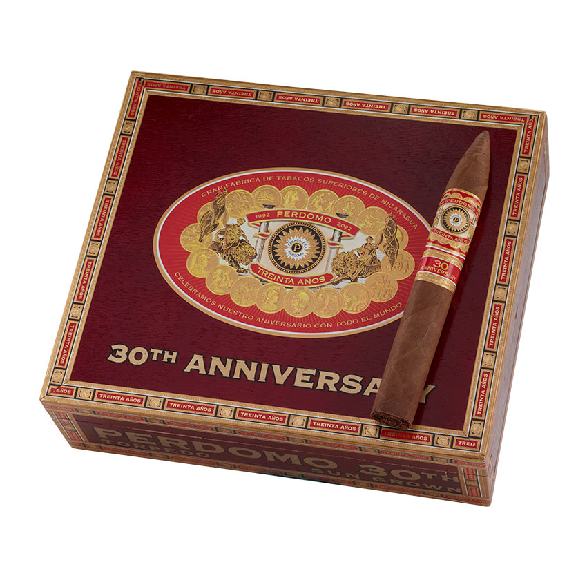 Perdomo 30th Anniversary Sun Grown Torpedo 7" * 54