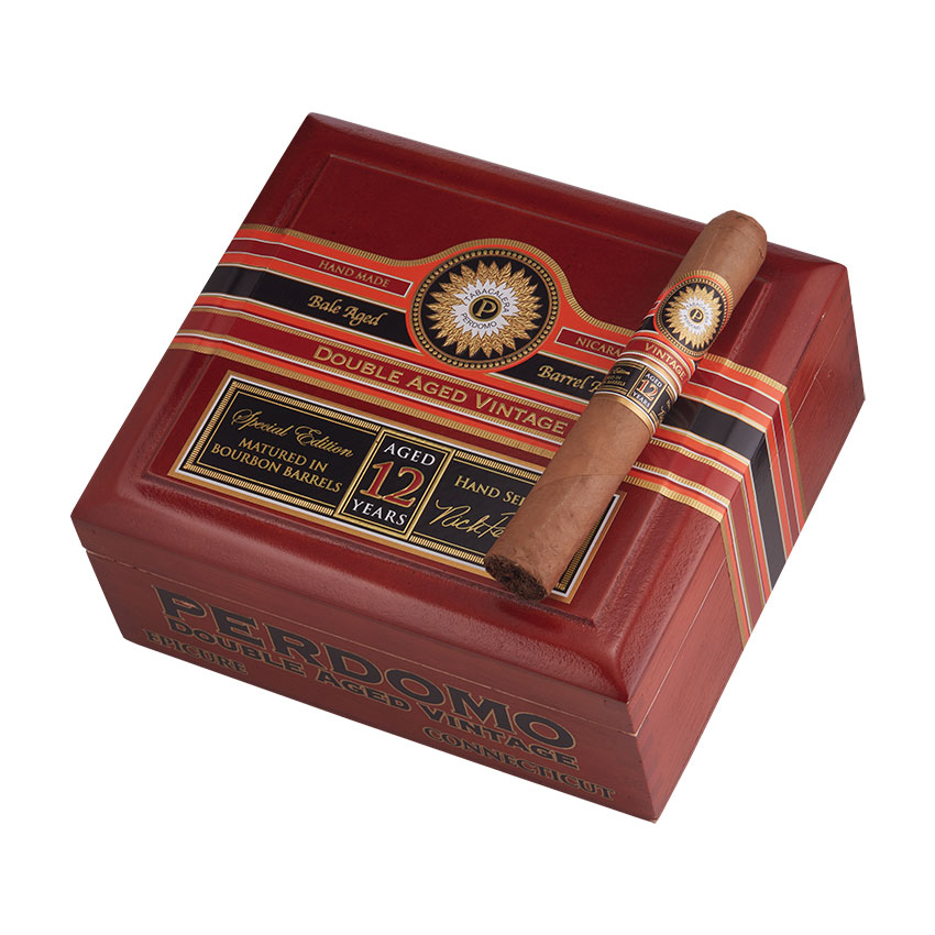Perdomo Double Aged 12 Year Connecticut Epicure 6" * 56