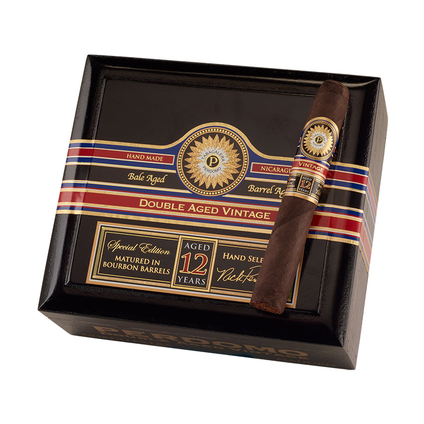 Perdomo Double Aged 12 Year Maduro Gordo Extra 6"1/2 * 60