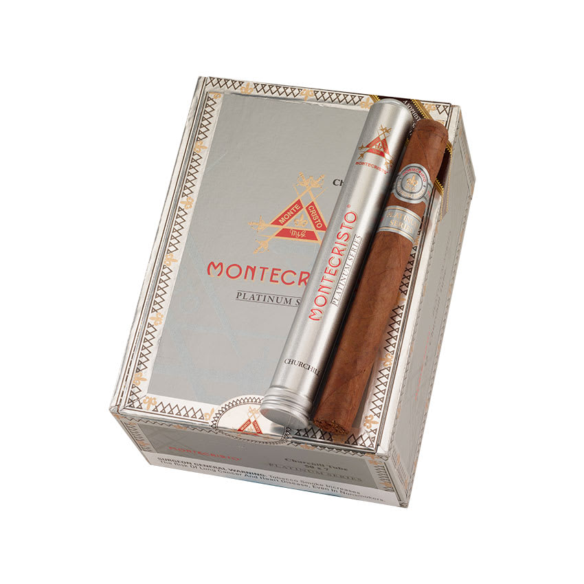 Montecristo Platinum Churchill Tube 7" * 50