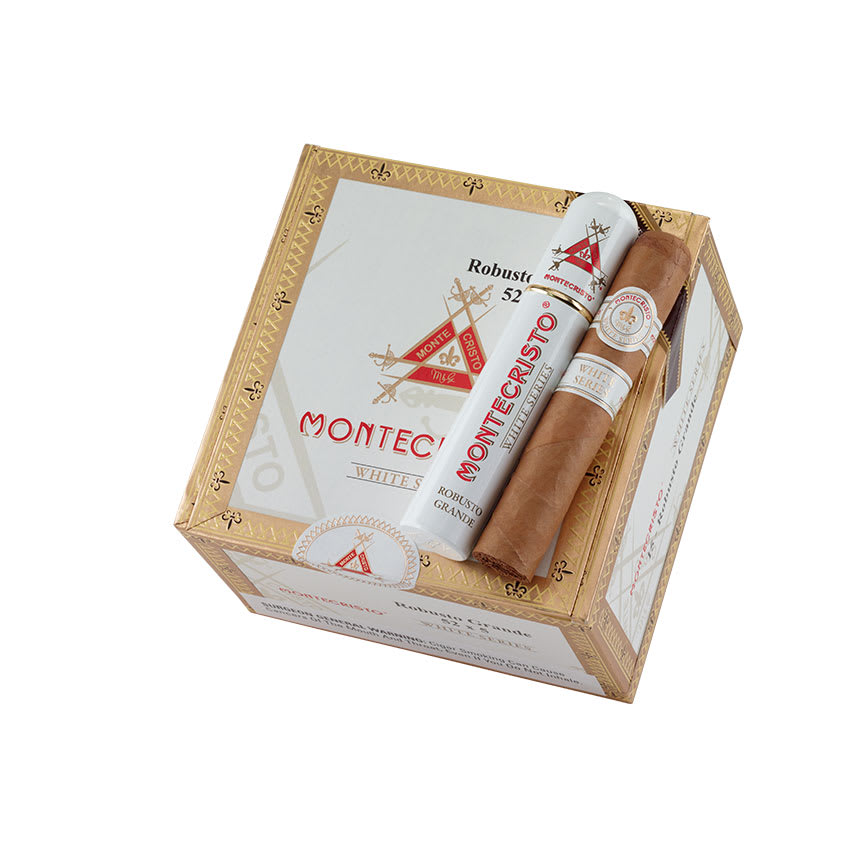 Montecristo White Robusto Grande 5" * 52