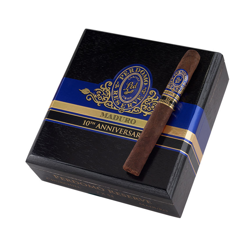 Perdomo Reserve 10th Anniversary Maduro Churchill 7" * 54