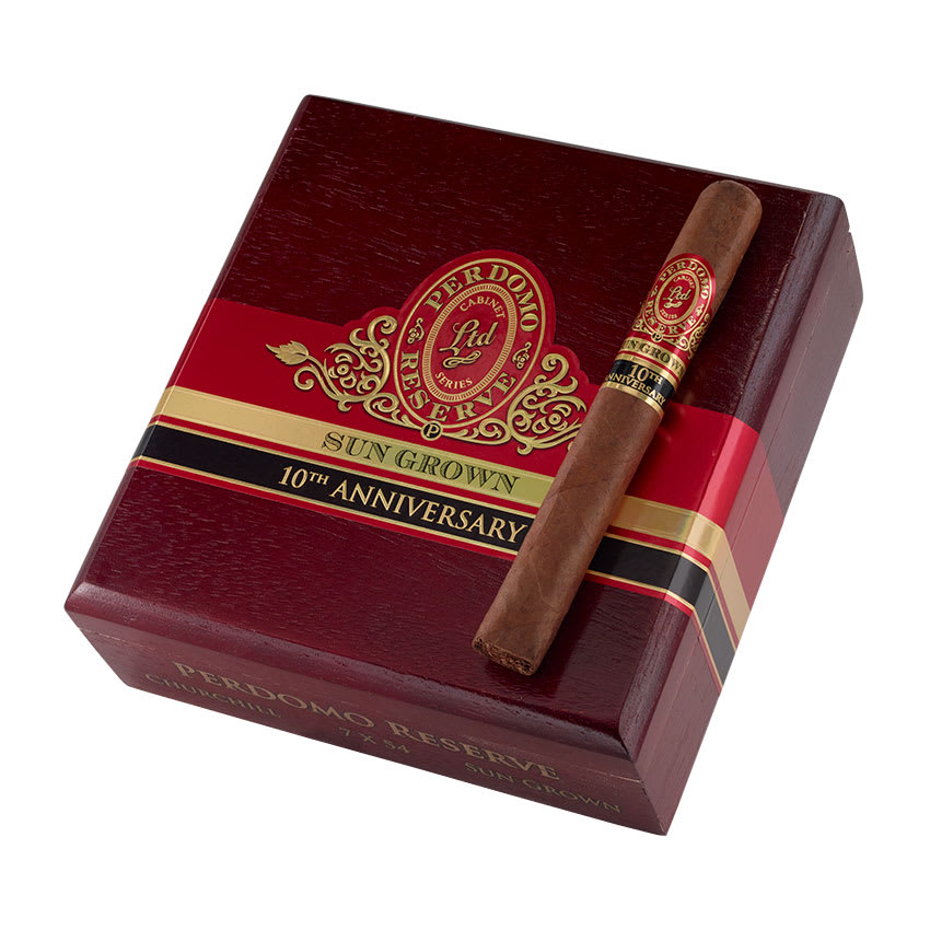 Perdomo Reserve 10th Anniversary Sun Grown Churchill 7" * 54