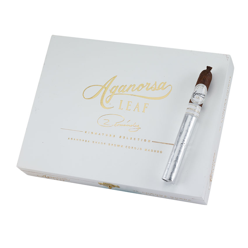 Aganorsa Leaf Signature Selection Maduro Corona Gorda 6" * 44