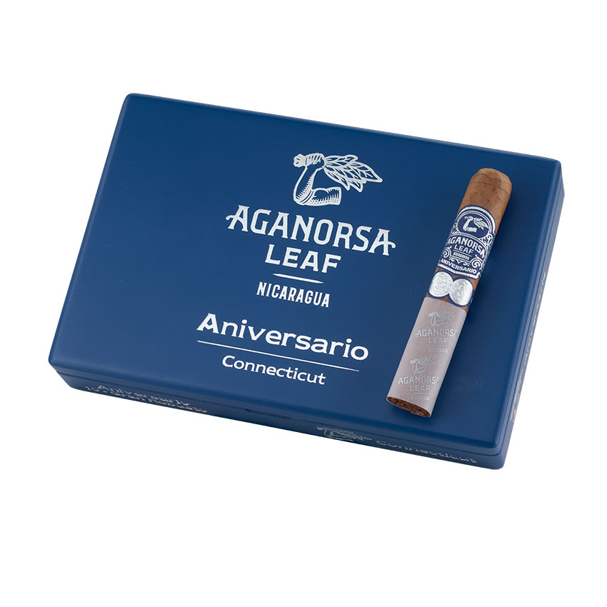 Aganorsa Leaf Aniversario Connecticut Box-Pressed Robusto 
