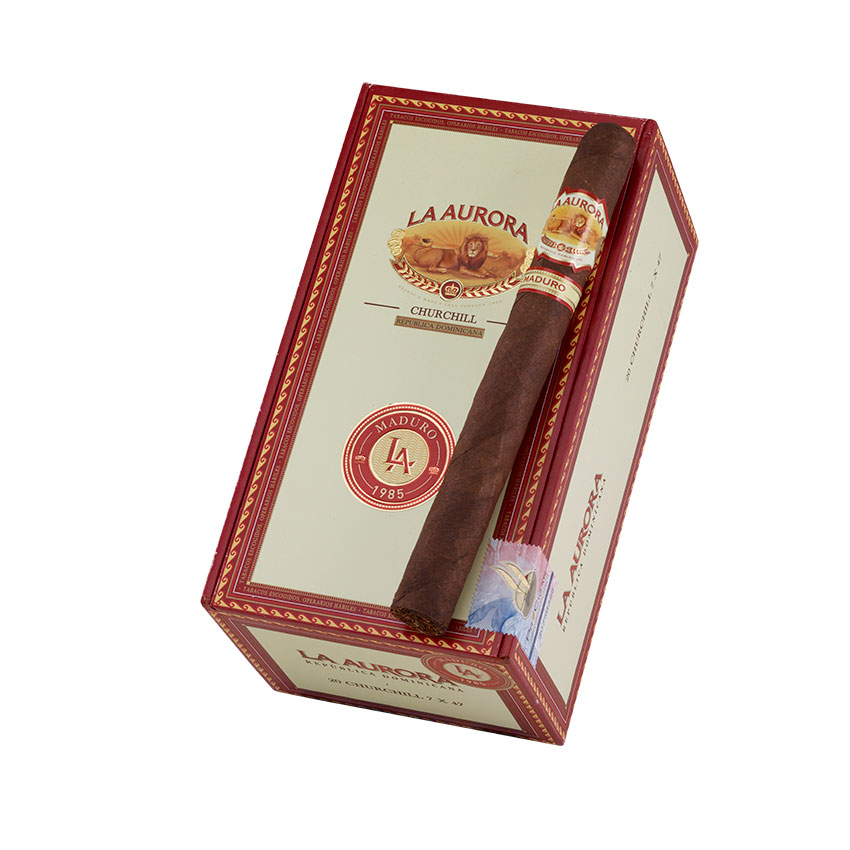 La Aurora 1985 Maduro Churchill 7" * 47