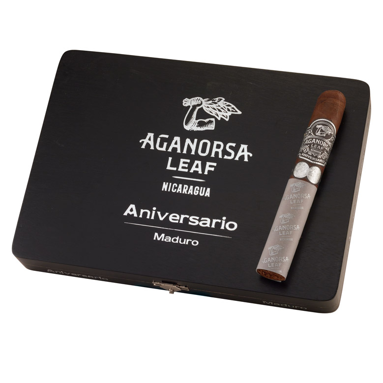 Aganorsa Leaf Aniversario Maduro Gran Toro 6" * 58
