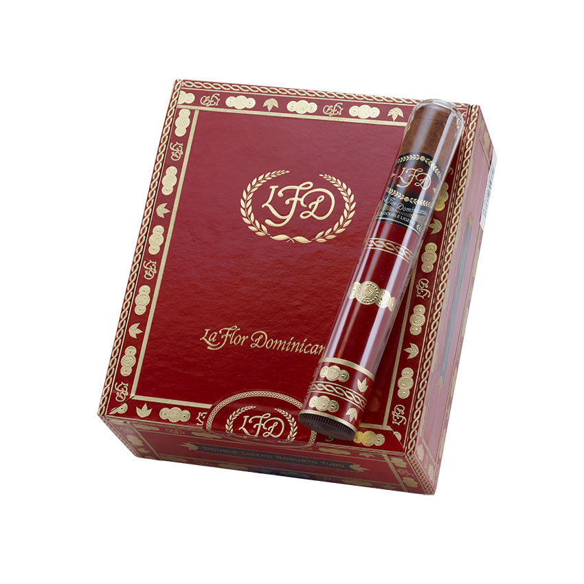 La Flor Dominicana Double Ligero Crystal Tubo Robusto 