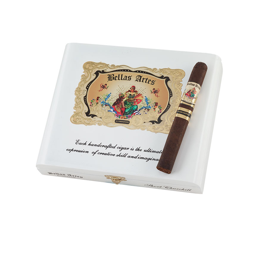 AJ Fernandez Bellas Artes Maduro Short Churchill 6" * 48