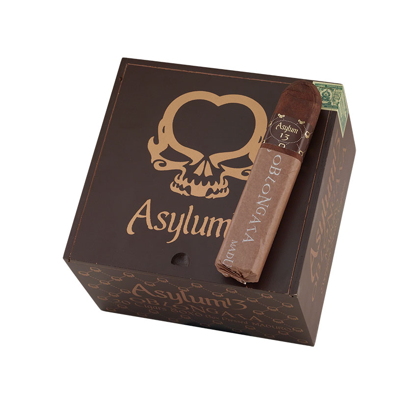 Asylum 13 Oblongata Maduro 80x6 